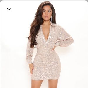 Fashion Nova Sequin Dress